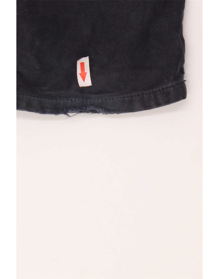 Hackett Damen Slim Freizeithose W36 L31 Marineblaue Baumwolle