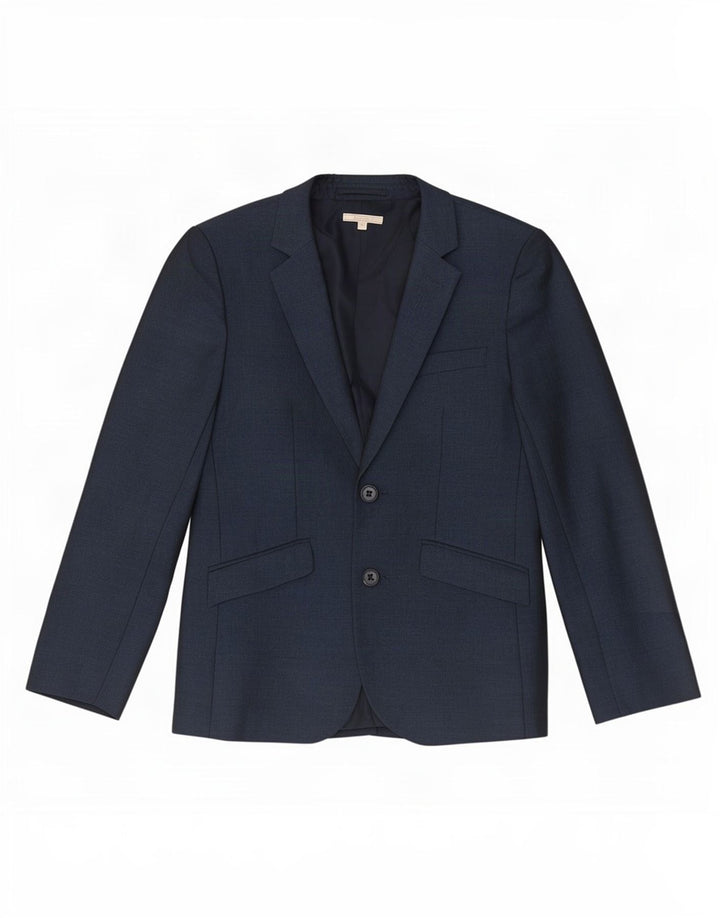 John Lewis Jungen-Blazerjacke mit 2 Knöpfen, 8–9 Jahre, marineblaues Polyester