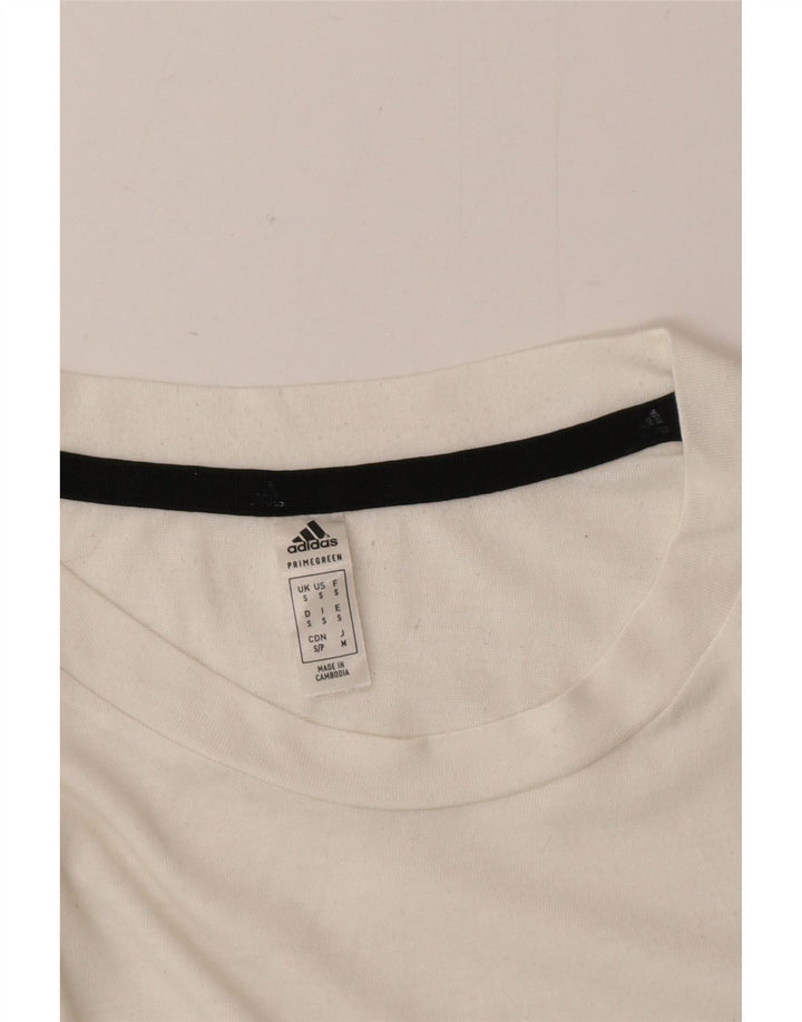 Adidas Herren T-Shirt Top Small Weiß