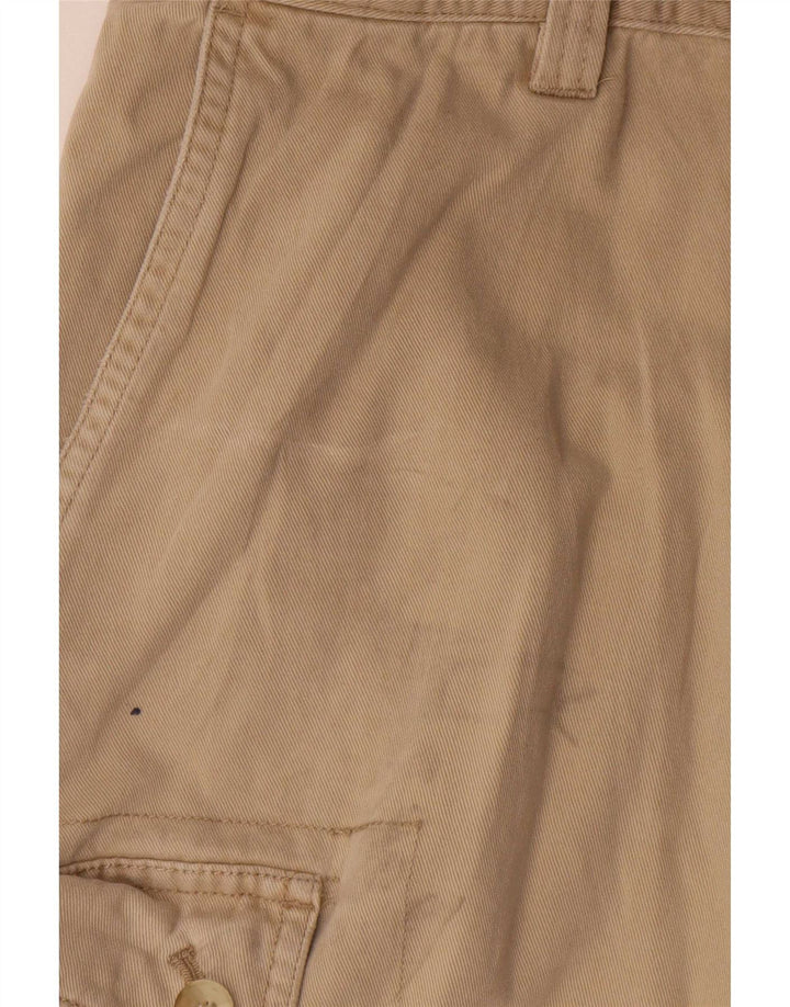 Izod Herren Cargoshorts W40 XL Beige Baumwolle