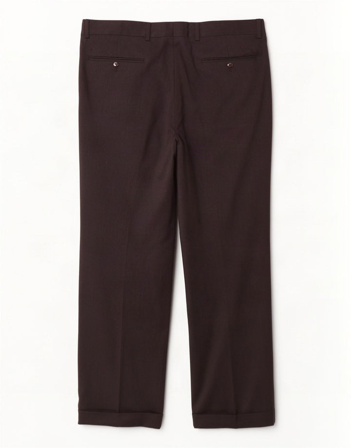 Hugo Boss Herren-Anzughose mit Pegged-Anzug, W34, L30, schwarze Wolle