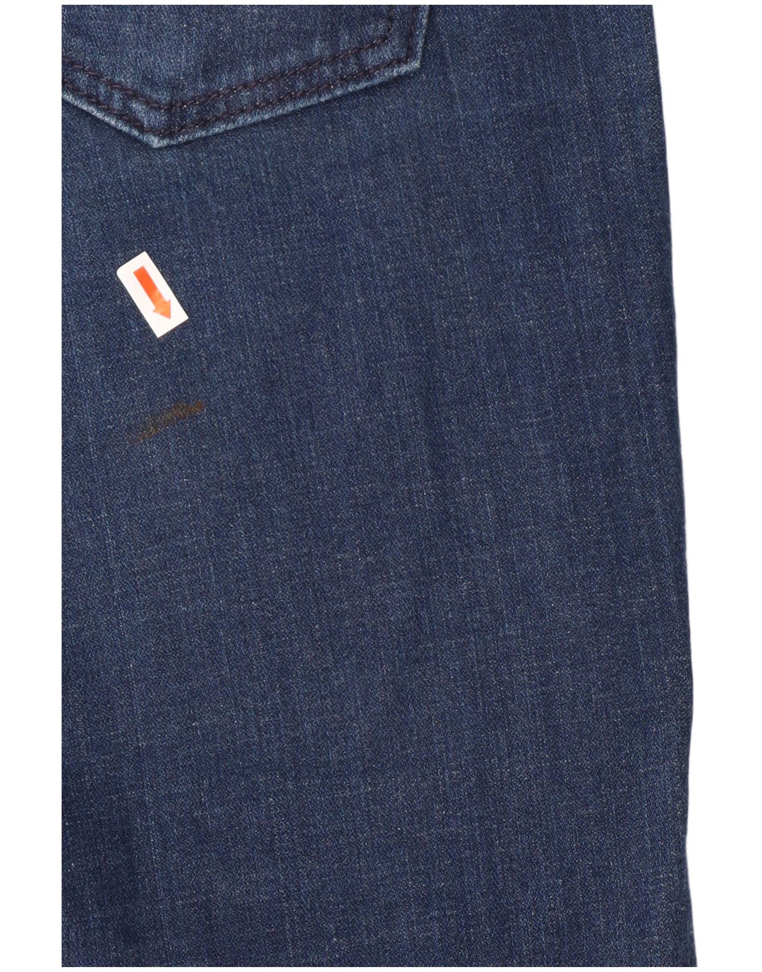 Levi's Damen 524 Super Low Slim Jeans US 7 Medium W32 L31 Blaue Baumwolle