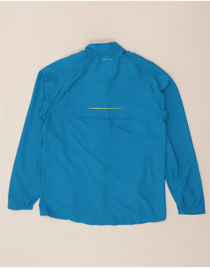 ADIDAS Mens Clima Proof Tracksuit Top Jacket Medium Blue Polyester Vintage Adidas and Second-Hand Adidas from Messina Hembry 