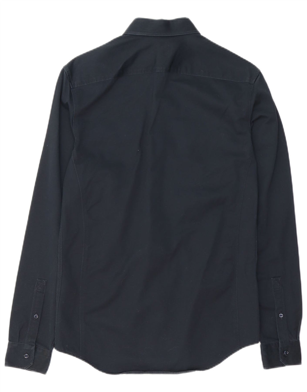 Reiss Herren-Hemd, klein, marineblau, Baumwolle