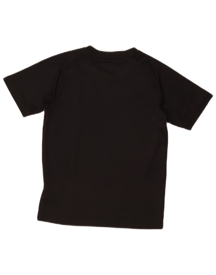 Puma Jungen Grafik T-Shirt Top 11-12 Jahre Schwarzes Polyester
