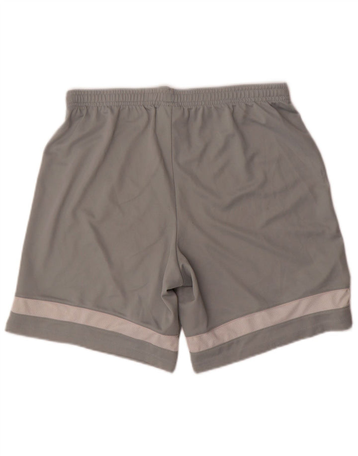 Nike Herren Dri Fit Sportshorts Mittelgraues Colourblock-Polyester