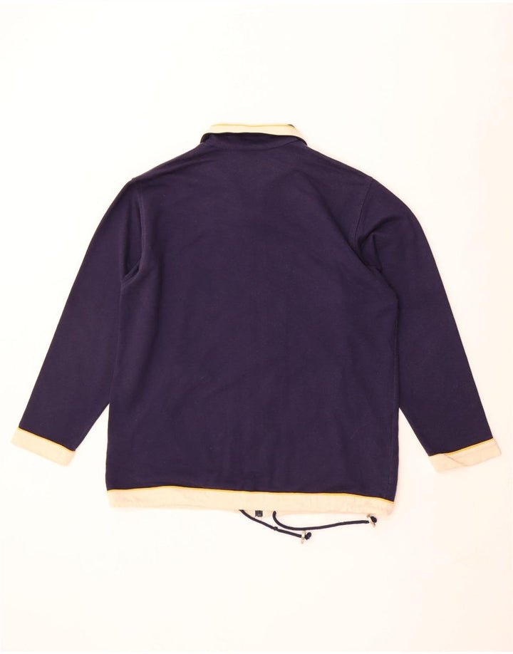 Lotto Damen-Trainingsanzug, Top-Jacke, UK 14, Größe L, Marineblau, Baumwolle