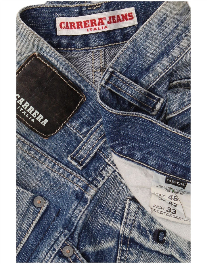 CARRERA Herren Jeansshorts W33 Mittelblau