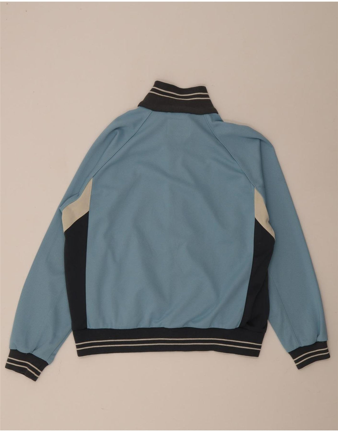 Diadora Herren-Trainingsanzug-Top-Jacke, UK 36, S, blau, Colourblock-Polyester