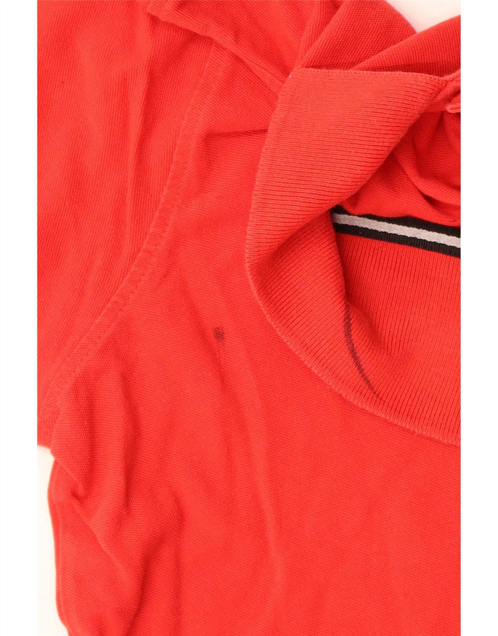Hugo Boss Herren Poloshirt XL rote Baumwolle