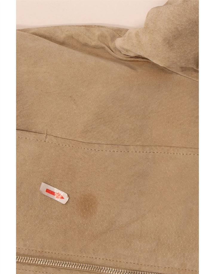 Privilegi Damen Wildlederjacke IT 42 Medium Beige Leder