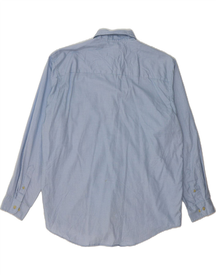 IZOD Mens Shirt Large Blue Check Cotton Vintage Izod and Second-Hand Izod from Messina Hembry 