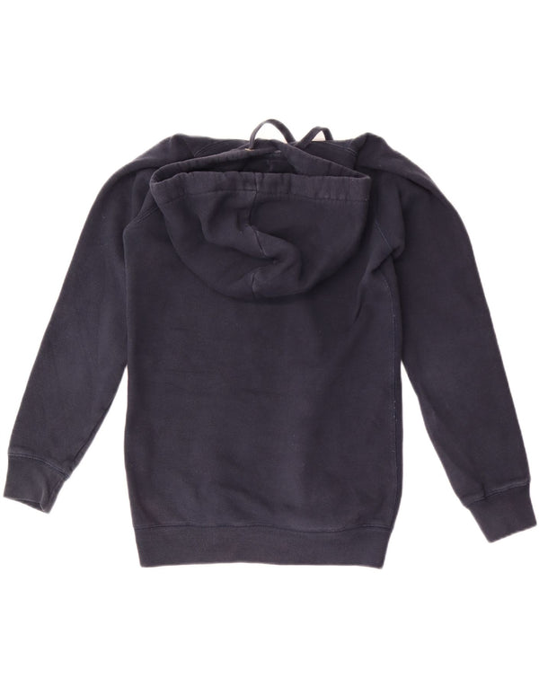 Jack Wills Damen-Pullover mit grafischem Kapuzenpullover, Gr. 6, XS, Marineblau, Baumwolle