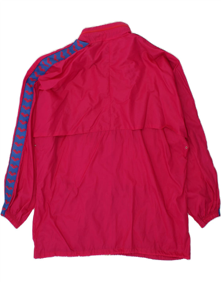 ARENA Mens Graphic Rain Jacket UK 40 Large Red Polyamide Vintage Arena and Second-Hand Arena from Messina Hembry 