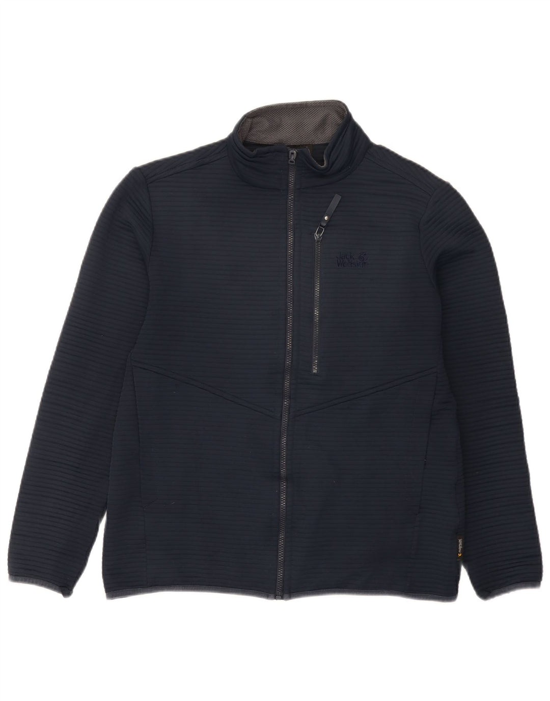 Jack Wolfskin Herren-Trainingsanzug-Oberteiljacke UK 36/38 Mittelmarineblaues Polyester