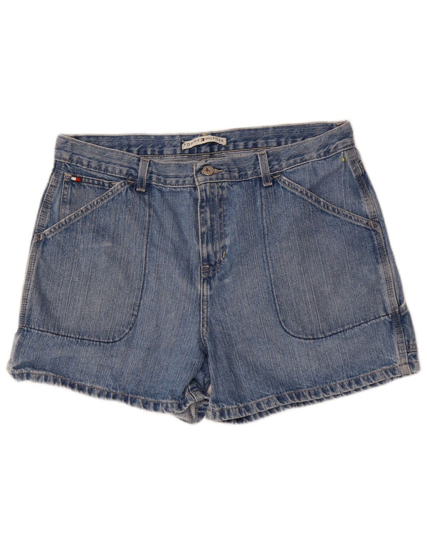 TOMMY HILFIGER Damen Jeansshorts US 14 XL W36 Blaue Baumwolle