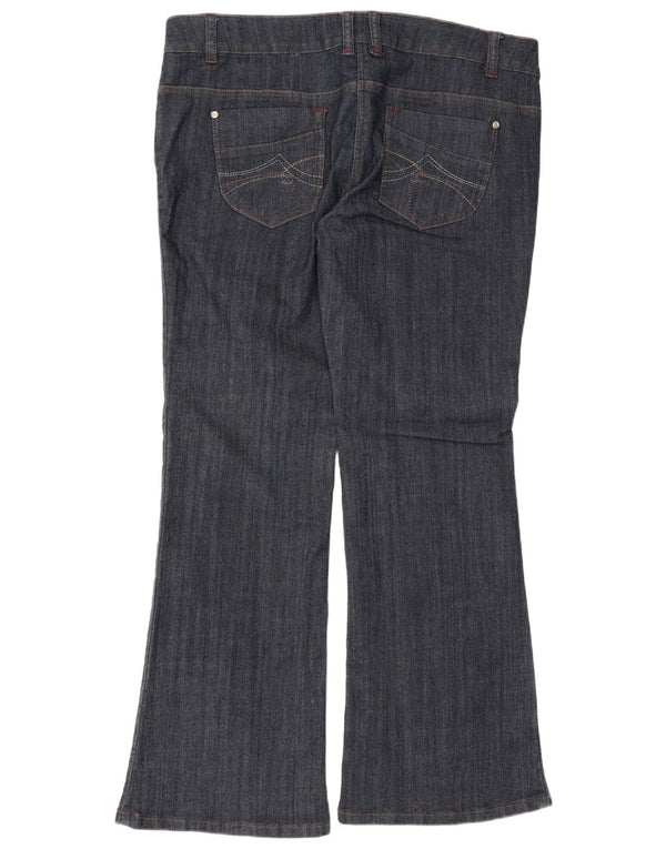 Dorothy Perkins Damen Bootcut Jeans UK 20 2XL W40 L31 Marineblaue Baumwolle