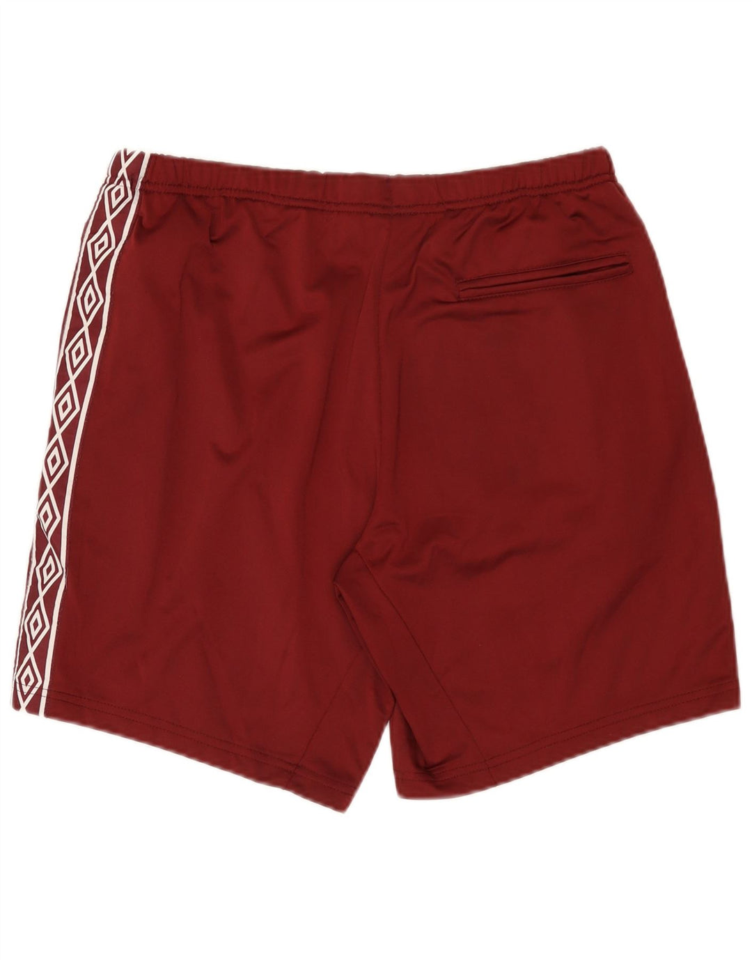 Umbro Herren Graphic Sport Shorts Großes Burgunderrotes Polyester