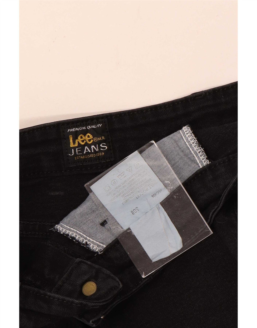 Lee Damen Bootcut-Jeans mit hoher Taille, W31, L30, schwarze Baumwolle