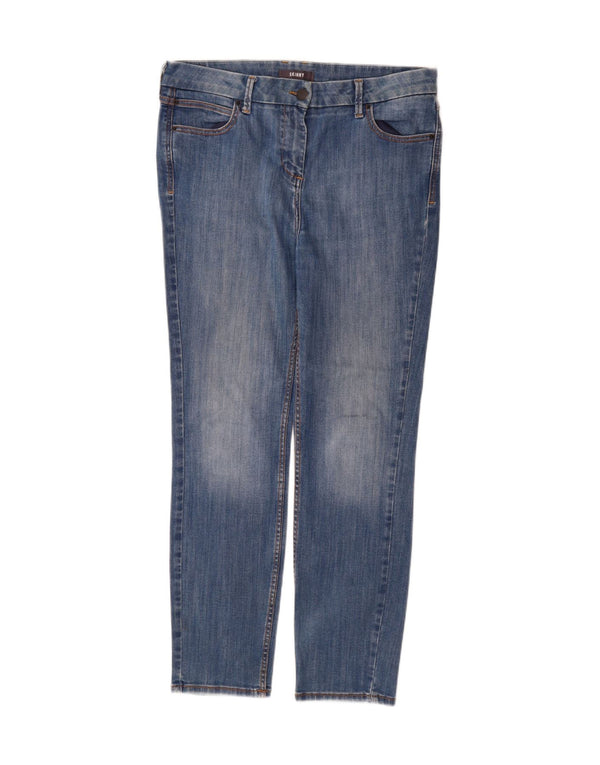 Marks & Spencer Damen Skinny Jeans UK 16 Large W34 L30 Blaue Baumwolle