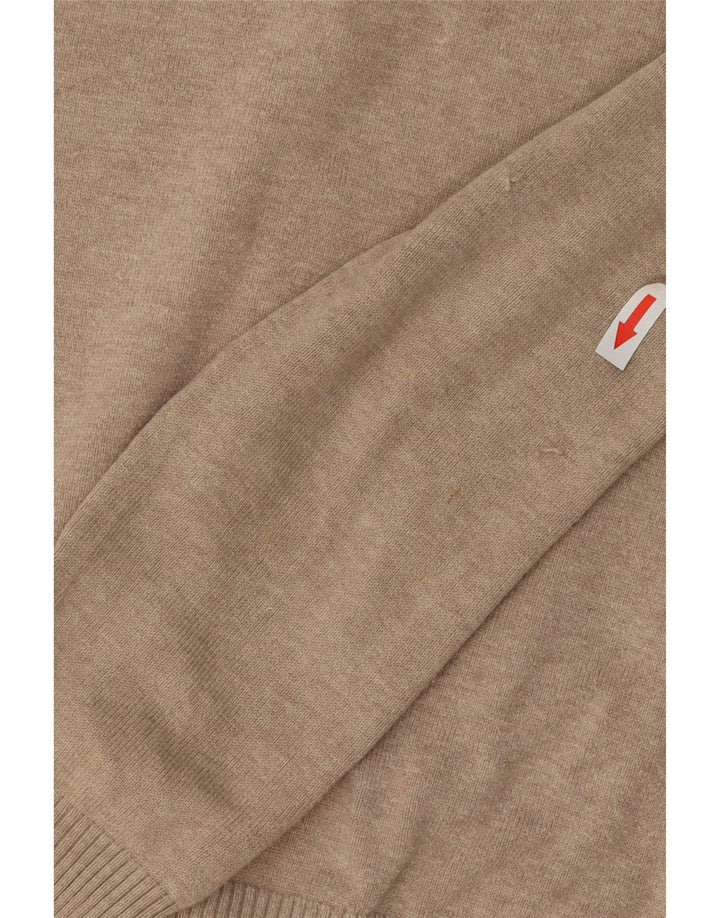 Zara Damen-Cardigan-Pullover UK 14 Large Graues Nylon