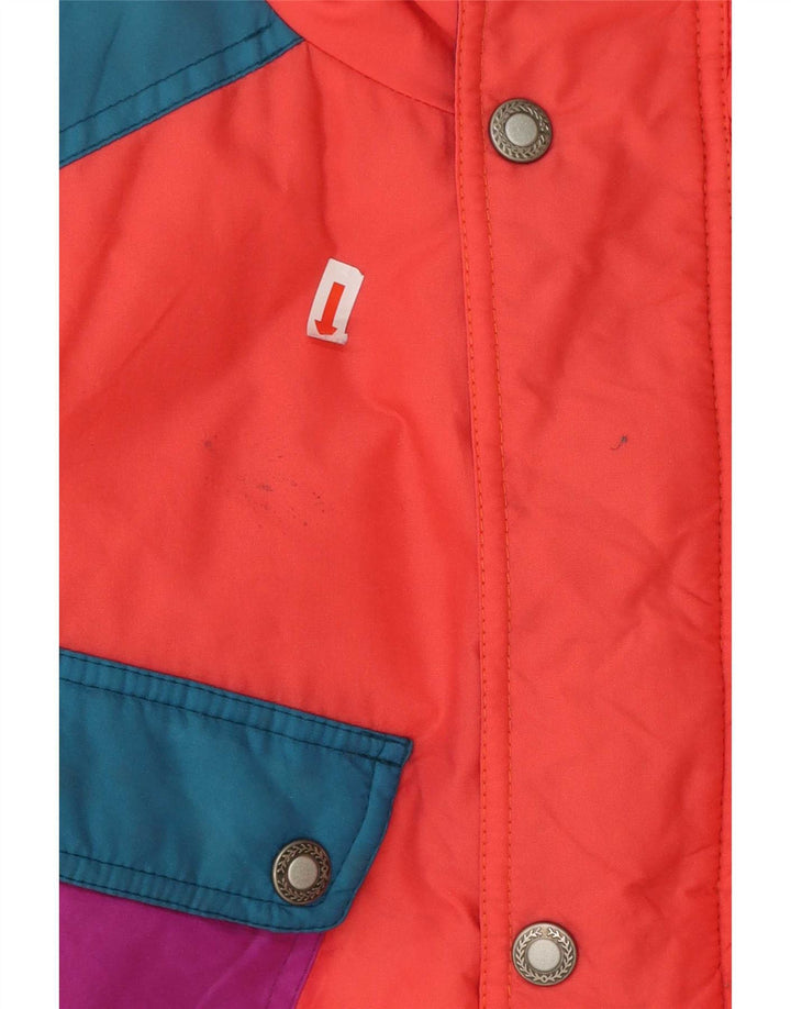 Astrolabio Herren-Skijacke mit Kapuze, Größe 40, groß, mehrfarbig, Farbblock