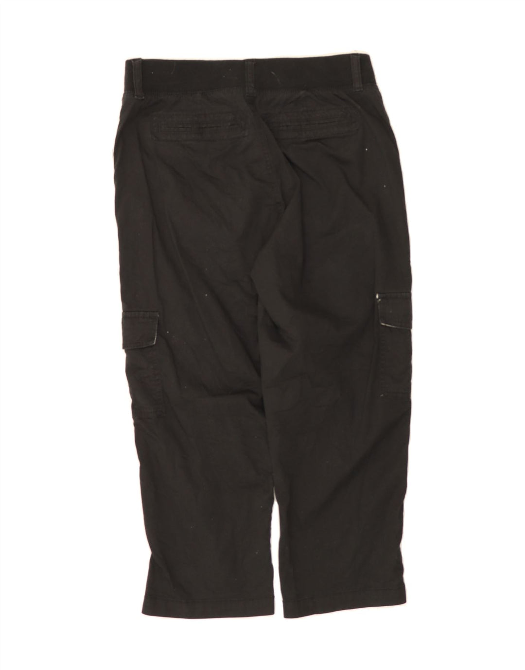 LEE Womens Straight Cargo Capri Trousers US 6 Medium W30 L22 Black Cotton Vintage Lee and Second-Hand Lee from Messina Hembry 