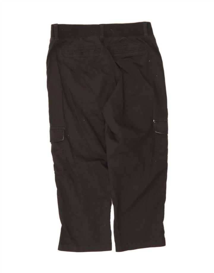 LEE Womens Straight Cargo Capri Trousers US 6 Medium W30 L22 Black Cotton Vintage Lee and Second-Hand Lee from Messina Hembry 