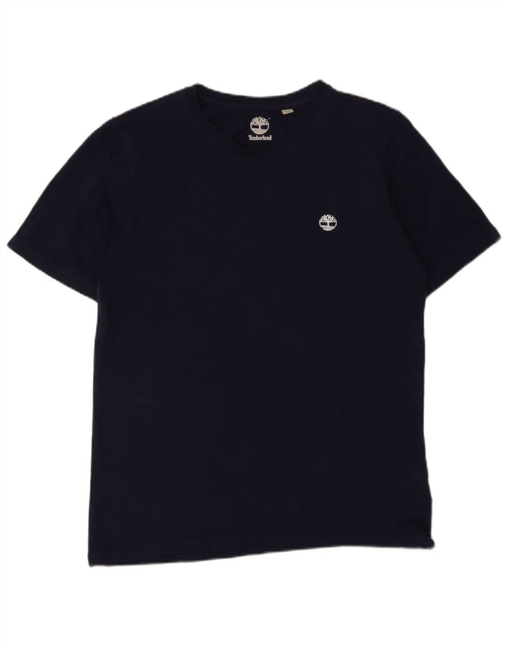 Timberland T-Shirt-Oberteil für Jungen, 15–16 Jahre, mittelgroß, marineblau, Baumwolle