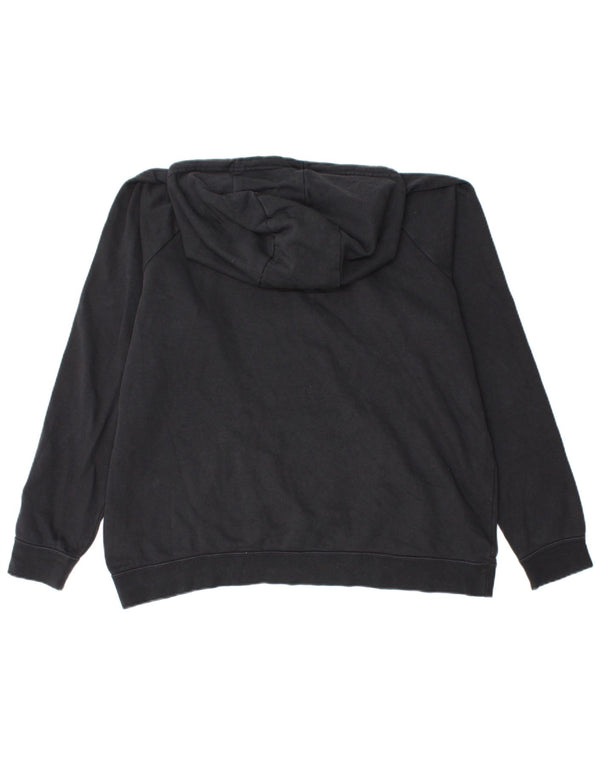 Nike Damen-Pullover mit übergroßem Kapuzenpullover, Gr. 18, XL, Schwarz, Baumwolle