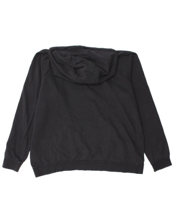 Nike Damen-Pullover mit übergroßem Kapuzenpullover, Gr. 18, XL, Schwarz, Baumwolle