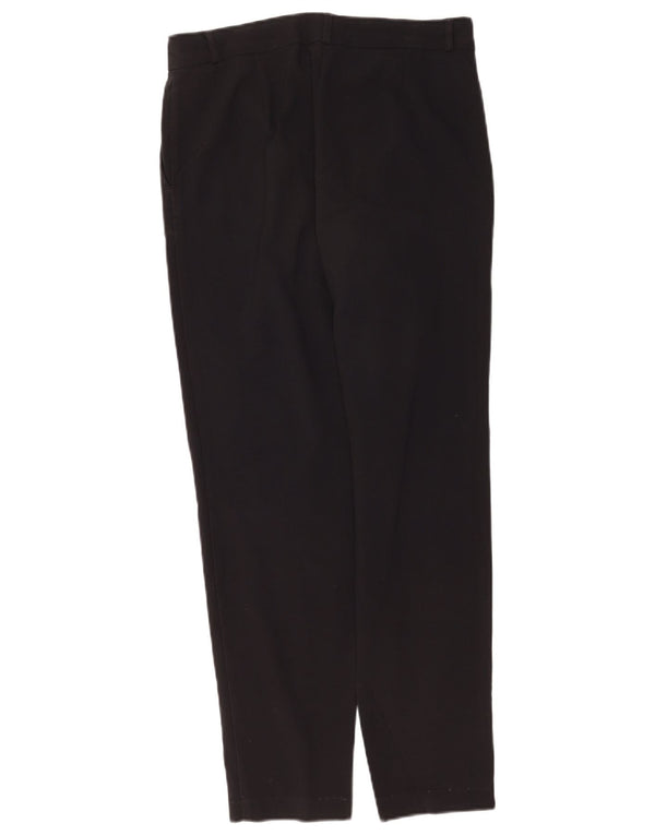 Marks & Spencer Damen Slim Casual Hose UK 10 Small W30 L30 Schwarz