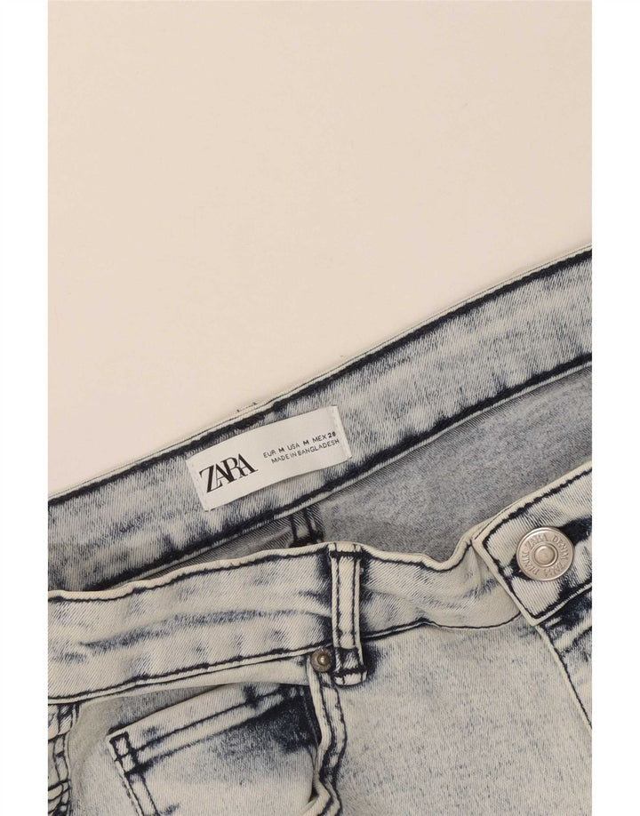 Zara Damen Jeansrock Medium W28 Blau
