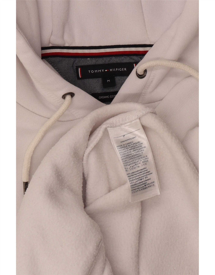 Tommy Hilfiger Herren-Kapuzenpullover mit Grafik, mittelweiße Baumwolle