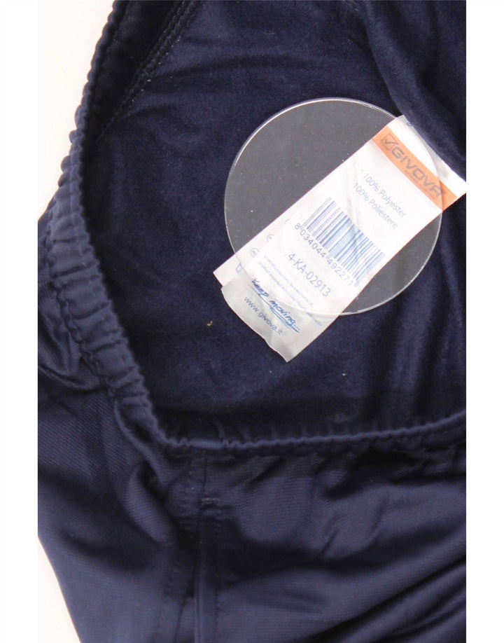 Givova Herren Grafik-Trainingshose, Jogginghose, XL, Marineblau, Polyester