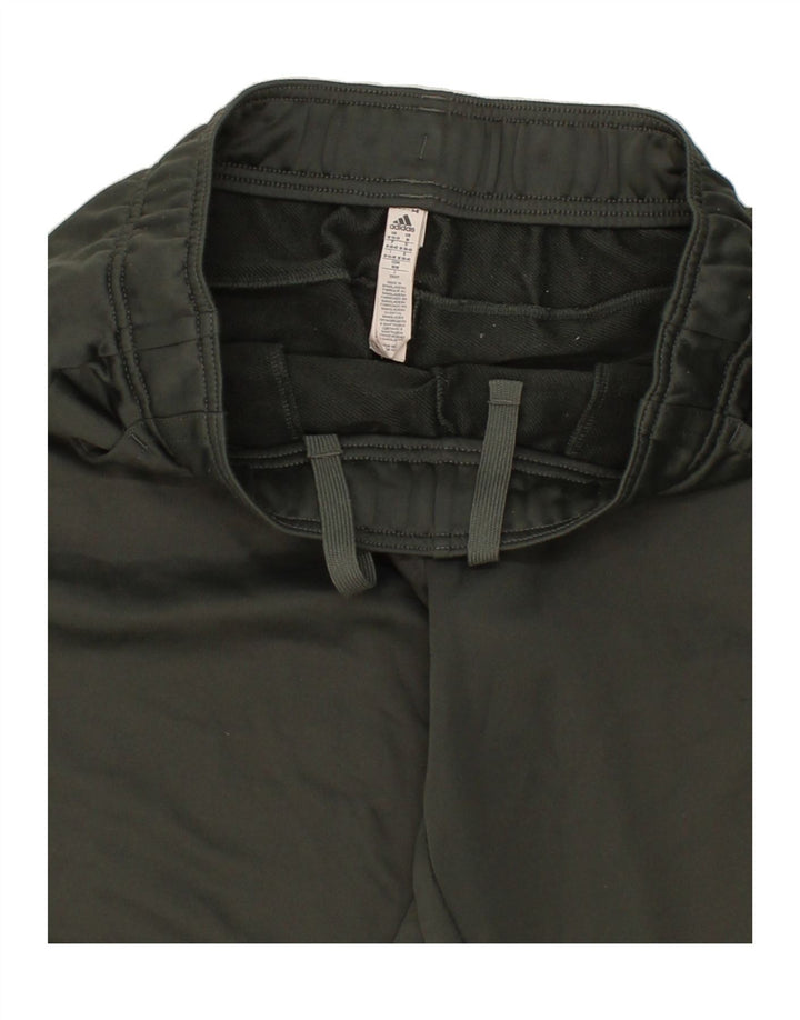 ADIDAS Womens Tracksuit Trousers UK 12/14 Medium Khaki Polyester Vintage Adidas and Second-Hand Adidas from Messina Hembry 