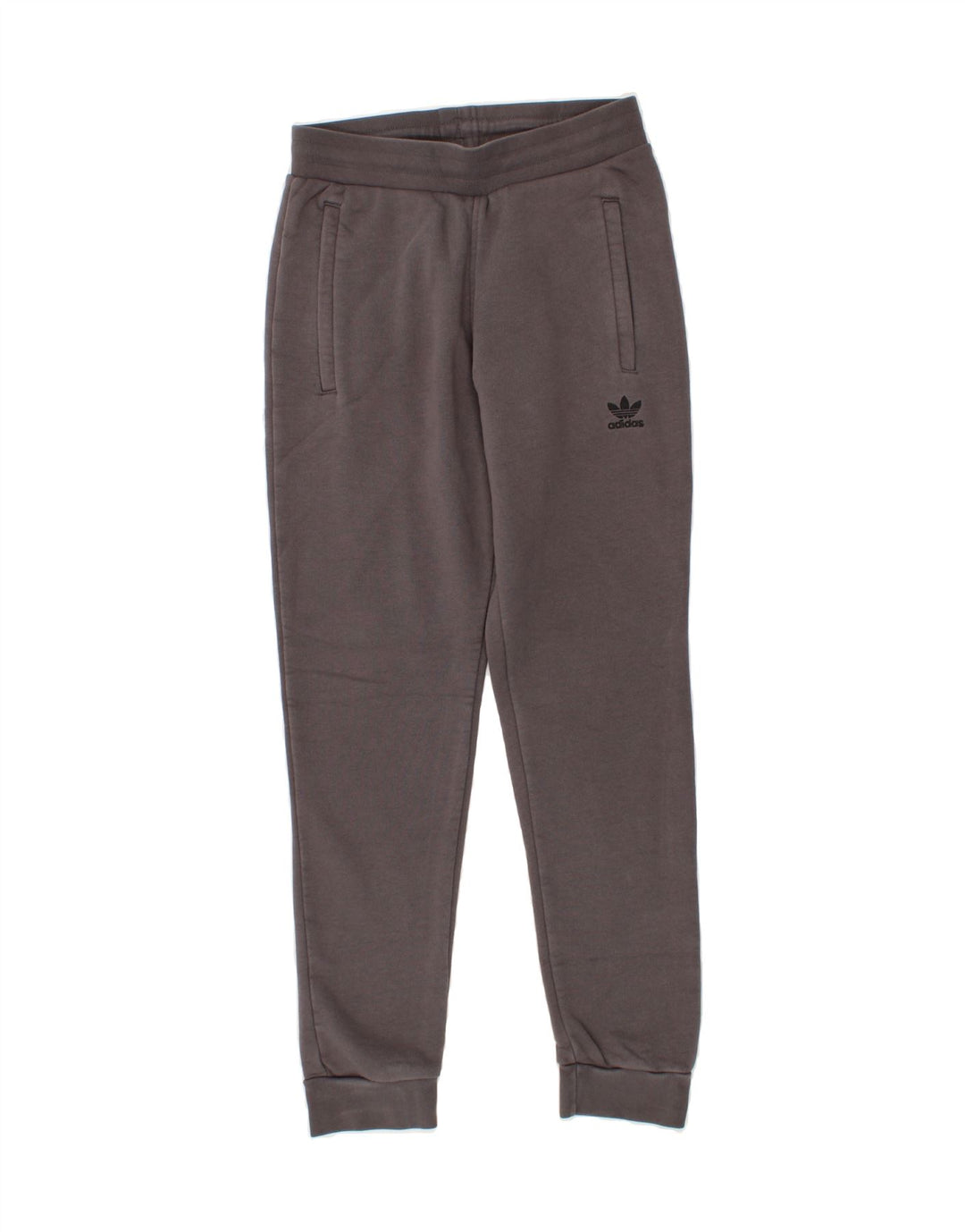 ADIDAS Mens Tracksuit Trousers Joggers Small  Grey Vintage Adidas and Second-Hand Adidas from Messina Hembry 