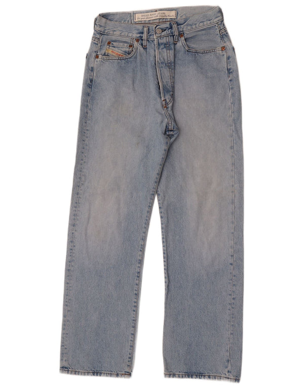 Diesel Damen-Jeans mit hoher Taille, W30, L32, blaue Baumwolle