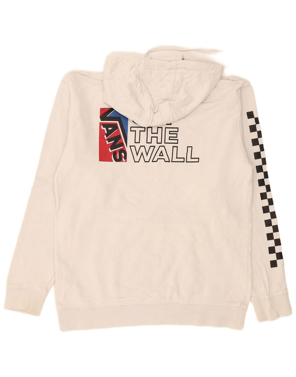 Vans Herren Graphic Hoodie Pullover Mittelweiß
