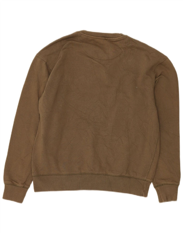 JACK & JONES Herren-Sweatshirt-Pullover, mittlere Khaki-Baumwolle