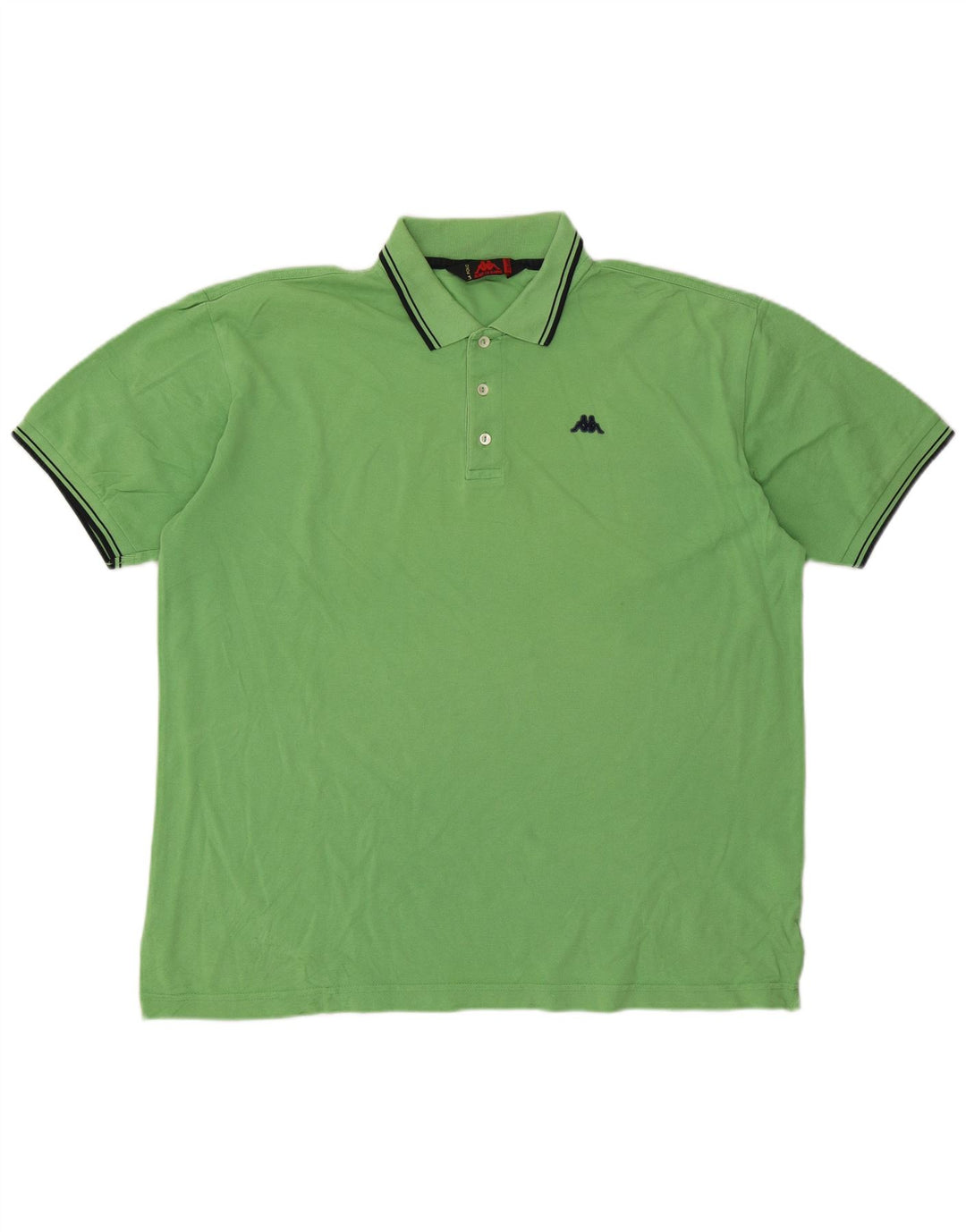 Kappa Herren Poloshirt 2XL Grüne Baumwolle