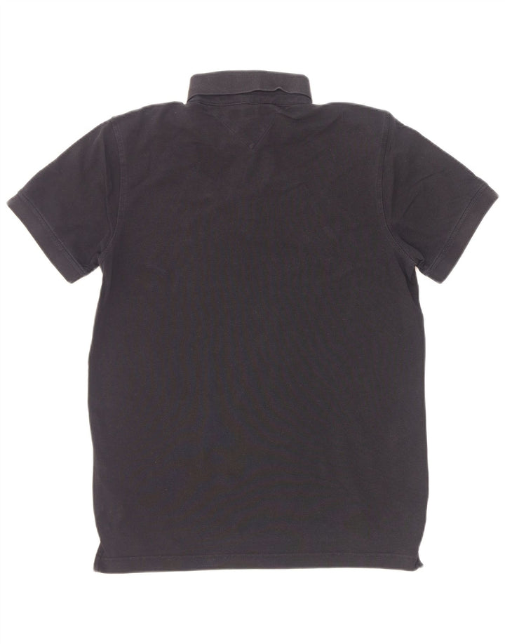 Tommy Hilfiger Herren-Poloshirt, klein, marineblau, Baumwolle