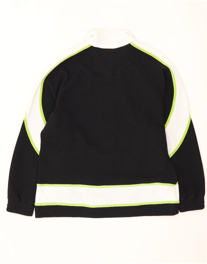 Übergroße Trainingsjacke für Damen von Lotto, Gr. 10, Größe S, Schwarz, Farbblock