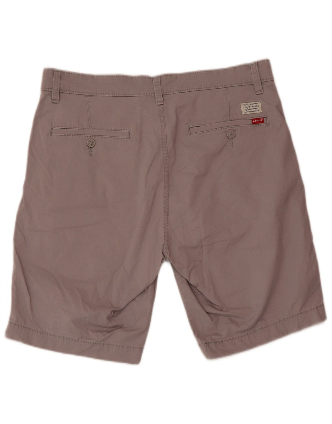 LEVI'S Herren Chinoshorts W32 mittelgraue Baumwolle