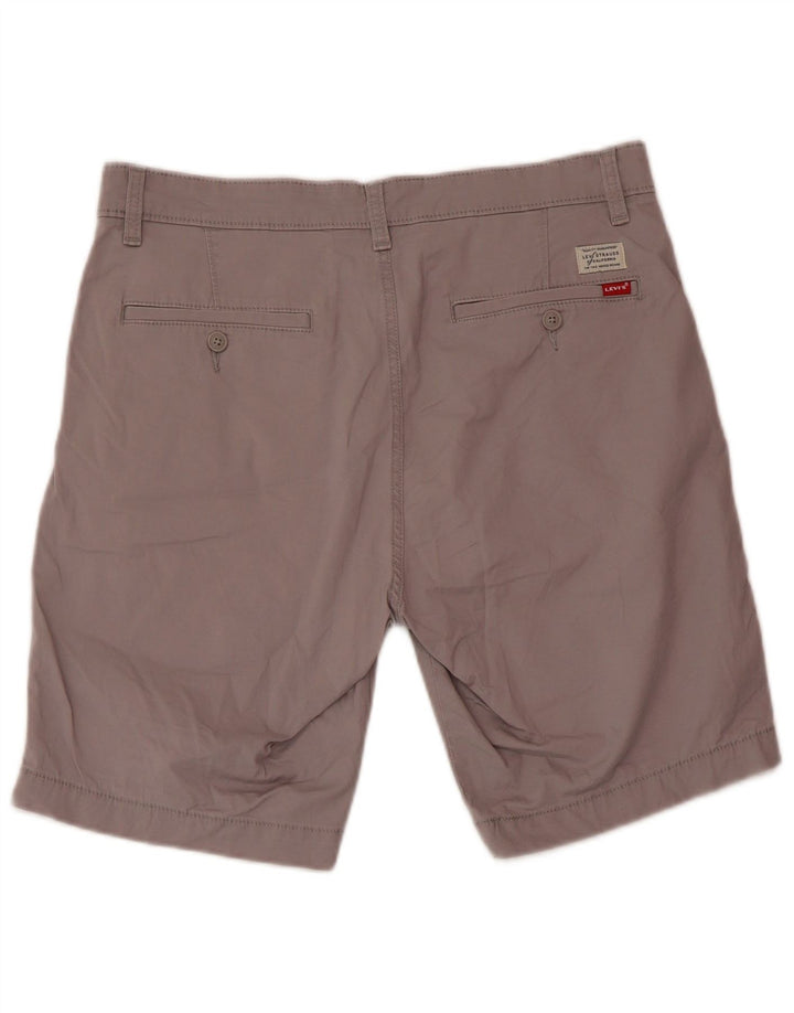 LEVI'S Herren Chinoshorts W32 mittelgraue Baumwolle