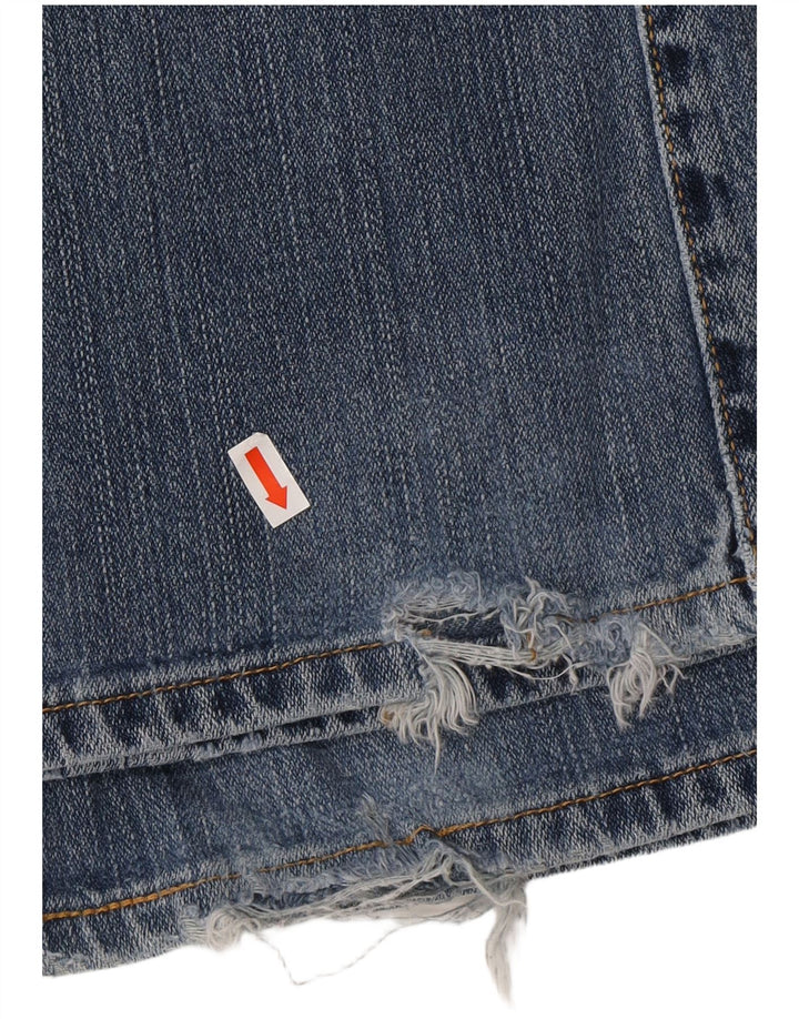 Levi's Damen 515 Bootcut-Jeans mit niedriger Taille, US 8, Mittel, W30, L31, blaue Baumwolle