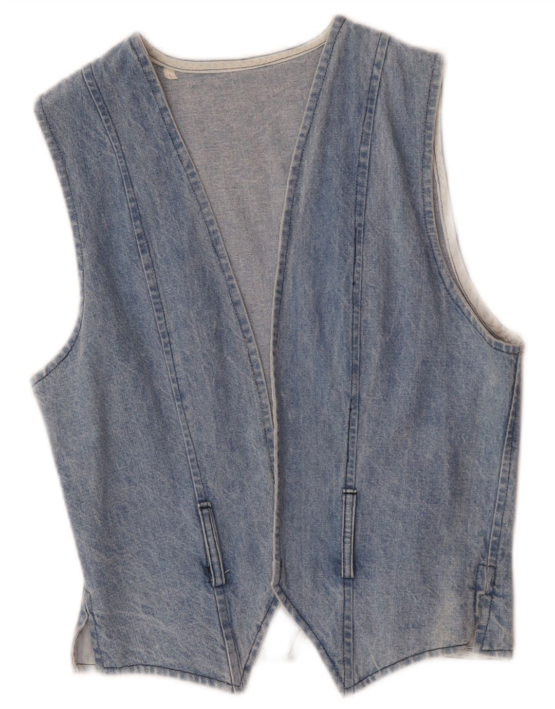 Vintage Damen Jeansweste UK 14 Groß Blau