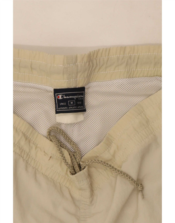 Champion Herren-Badeshorts, Mittelbeige, Farbblock