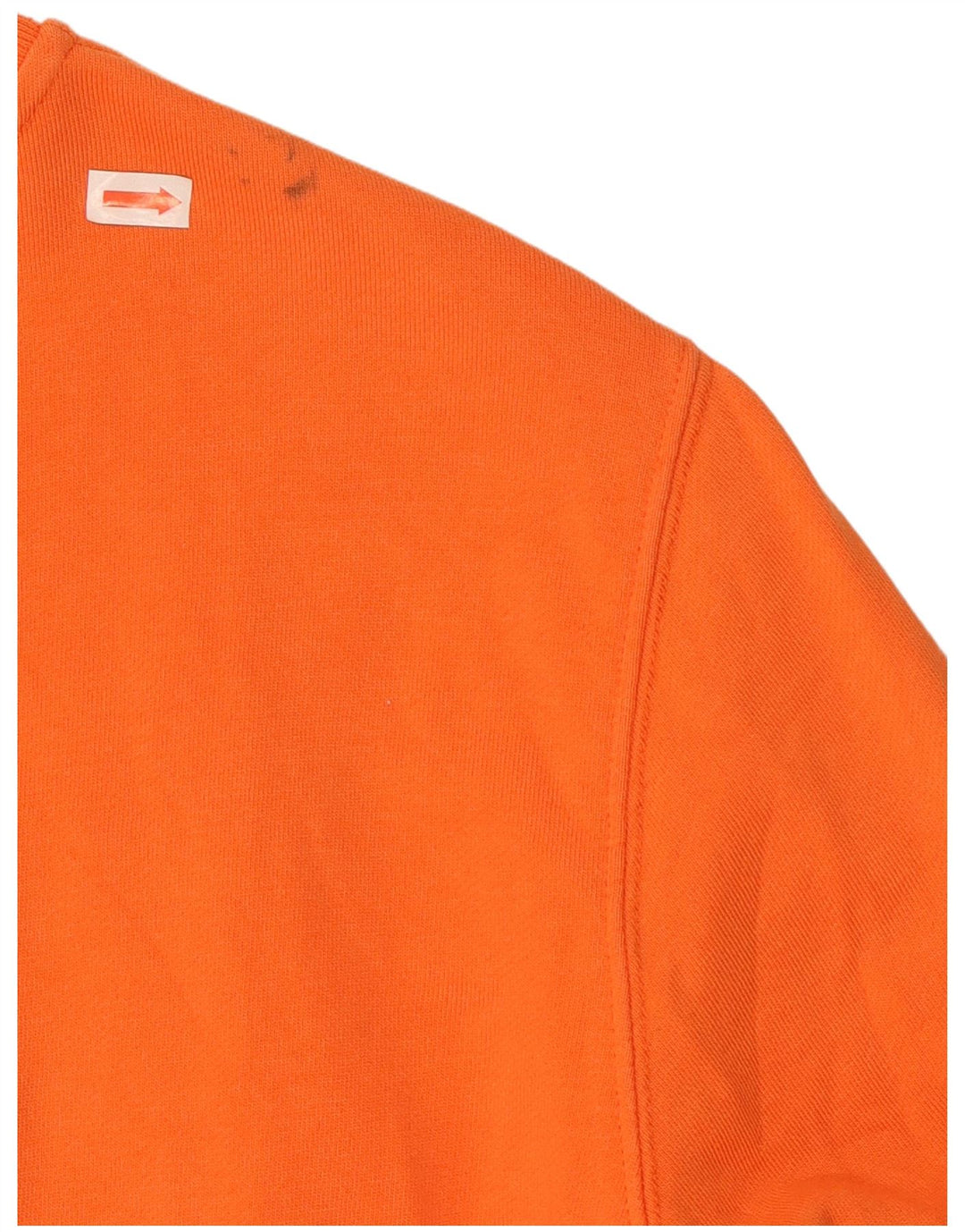 Hugo Boss Damen Grafik-Sweatshirt-Pullover UK 14 Mittelorange