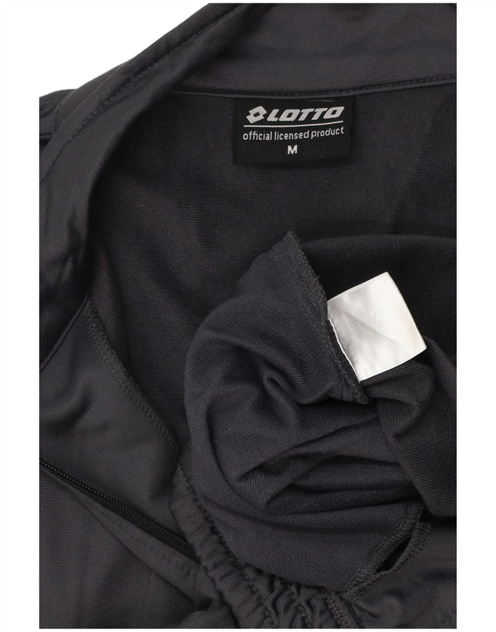 LOTTO Herren-Trainingsanzug-Oberjacke aus mittelgrauem Polyester
